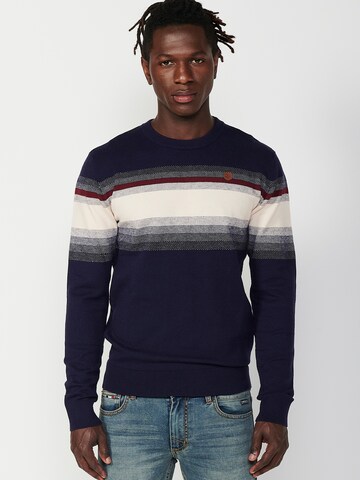 Pullover di KOROSHI in blu: frontale
