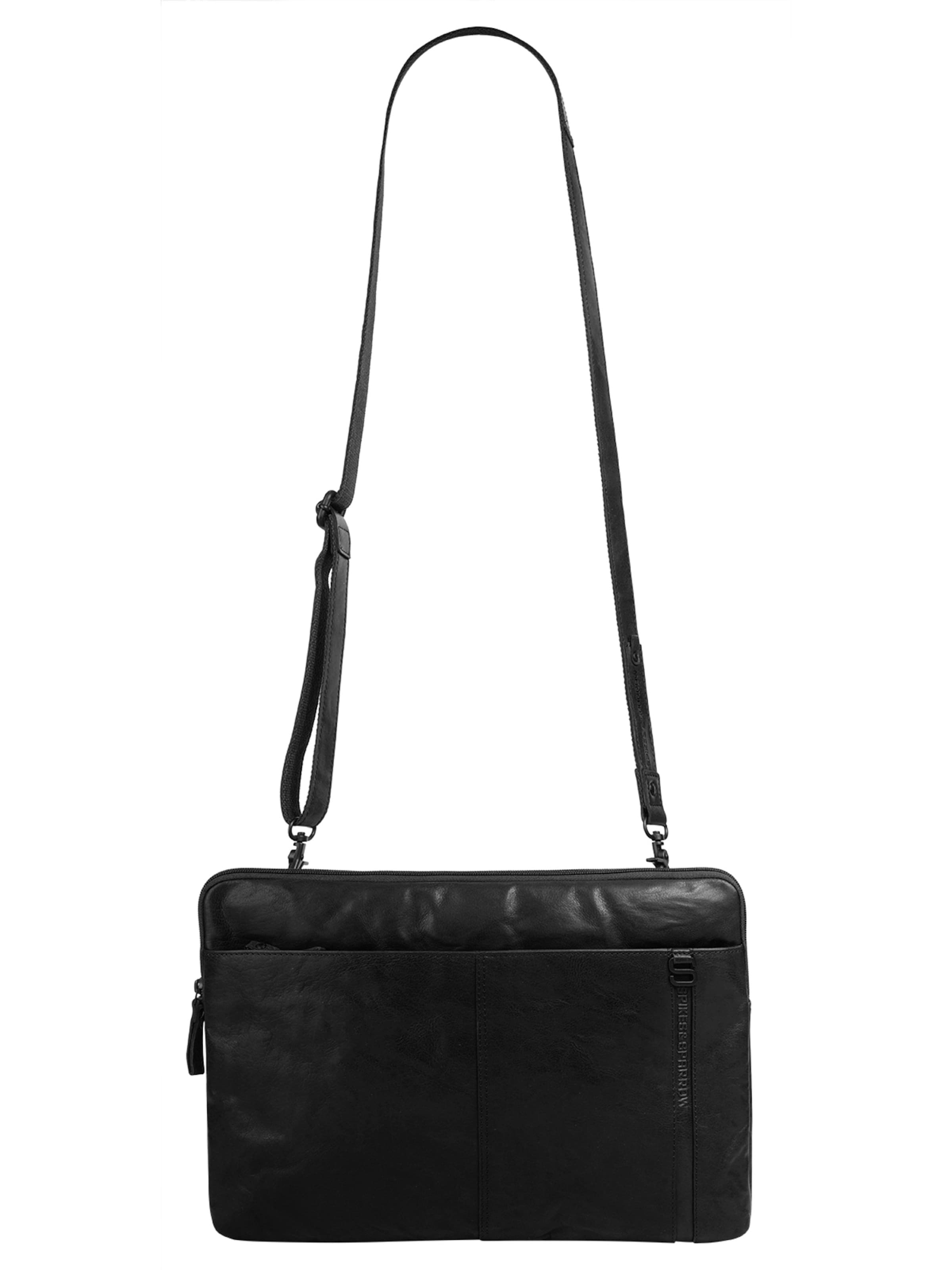 Spikes & Sparrow Document Bag in Black