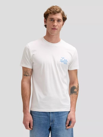 Lee Shirt‌ in Weiß: Vorderseite