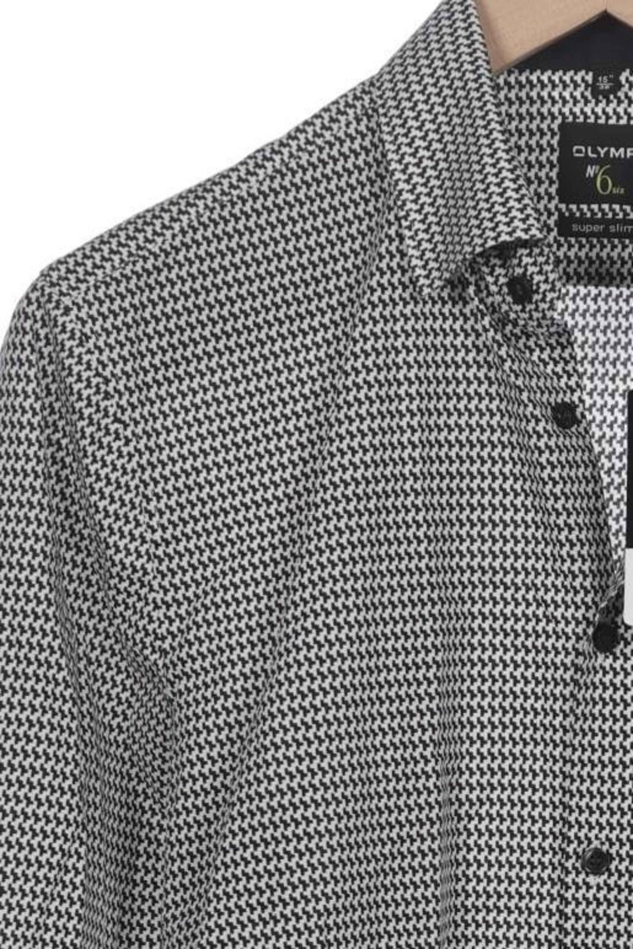 OLYMP Hemd S in Schwarz