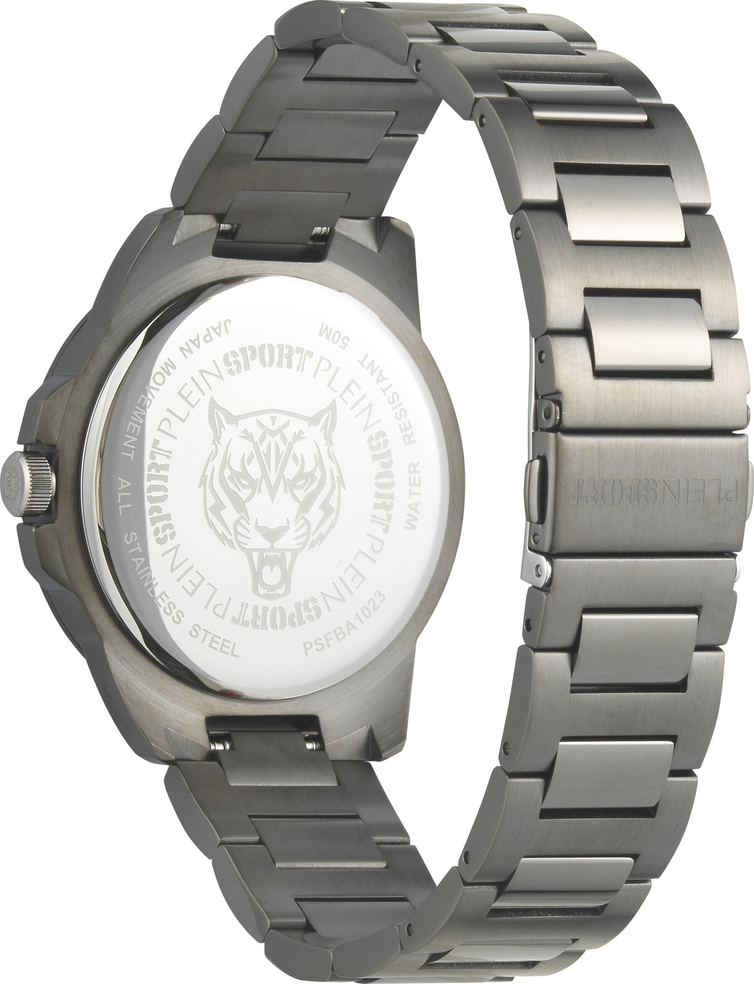 Plein Sport Analog Watch 'Touchdown' in Grey