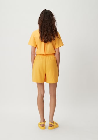 comma casual identity Loose fit Pants in Yellow: back
