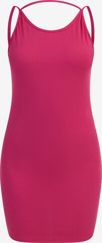 MYMO Jurk in Roze: voorkant