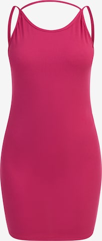 MYMO - Vestido em rosa: frente