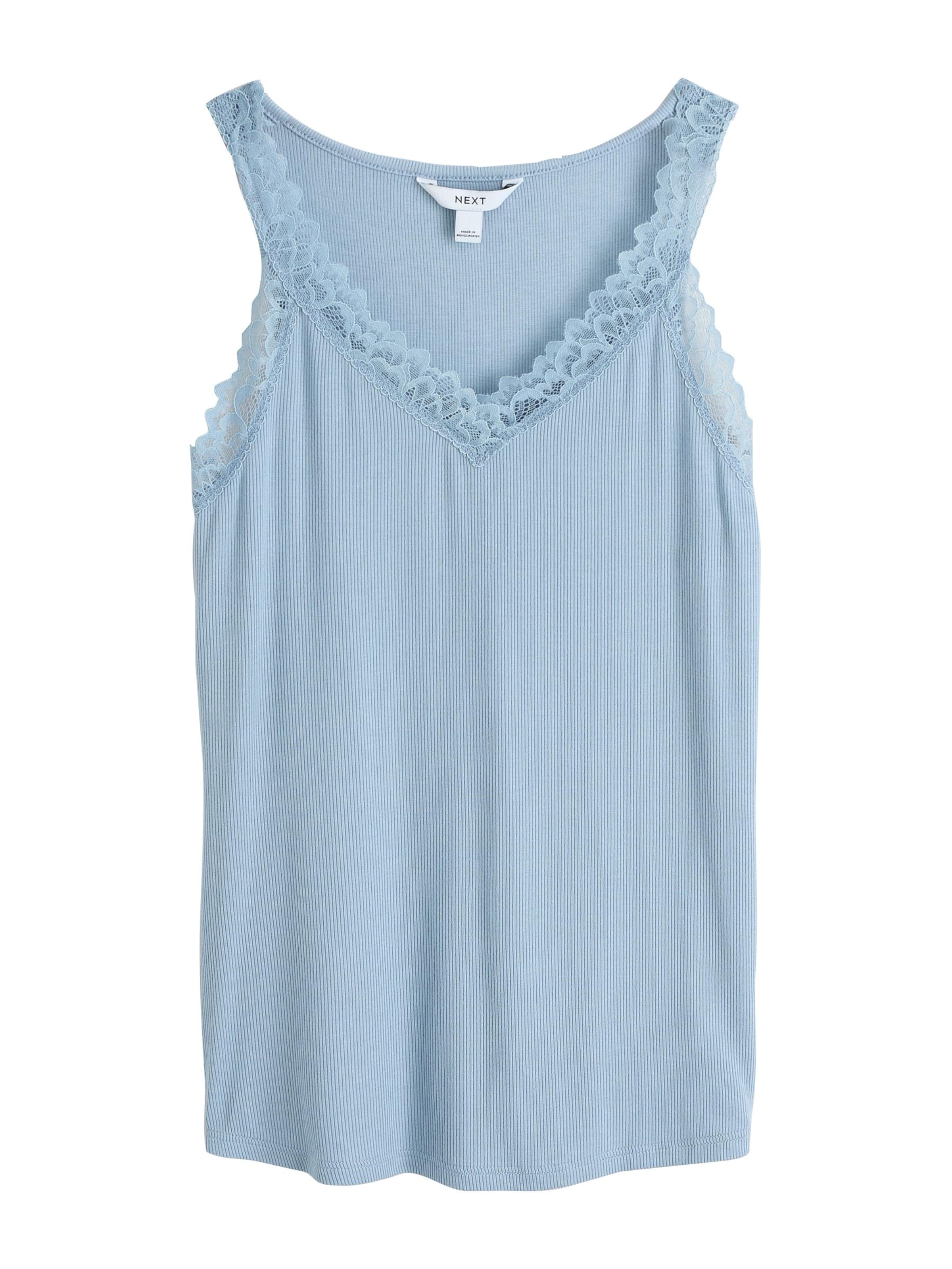 Next - Camiseta térmica en azul: frente