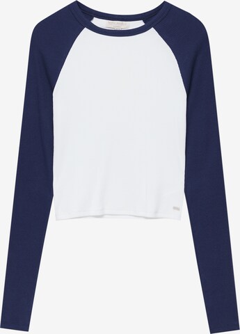 Pull&Bear T-shirt i vit: framsida