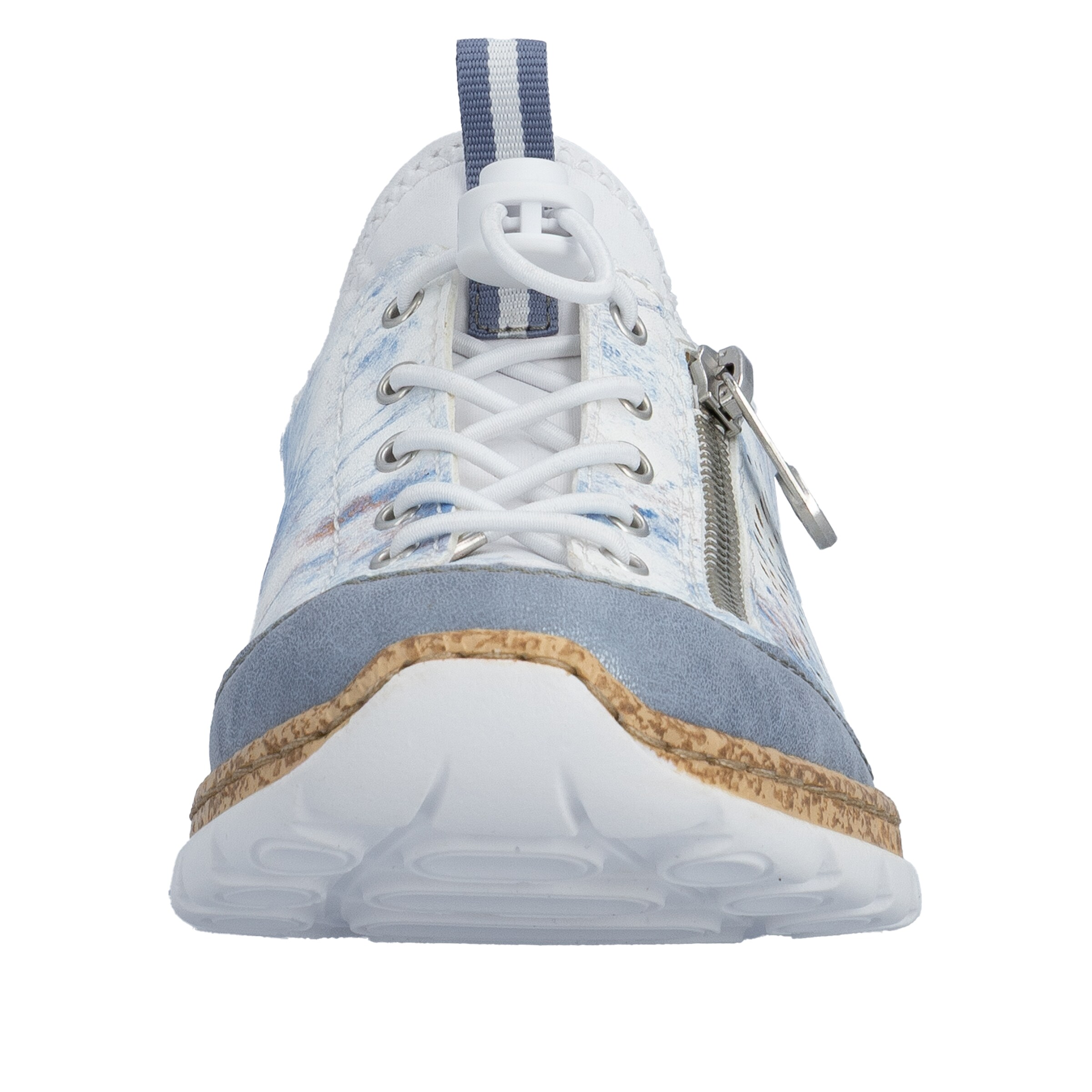 Chaussure de sport à lacets Rieker en blanc