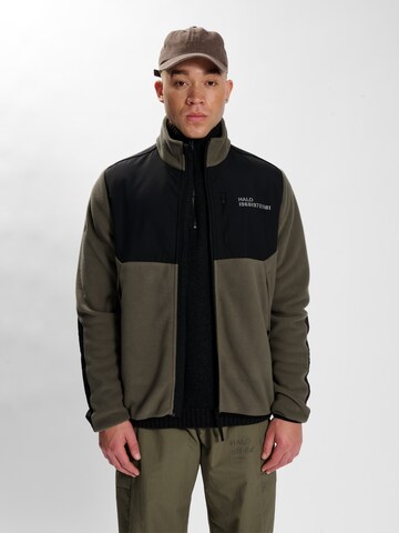 HALO Fleece jas in Groen