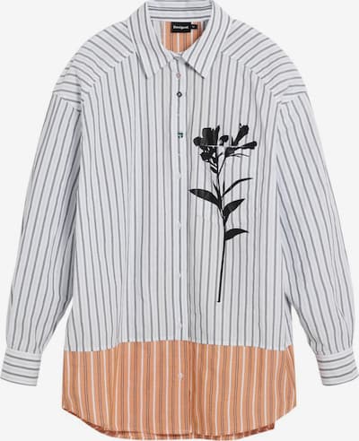 Desigual Bluza u boja devine dlake (camel) / svijetloplava / crna / bijela, Pregled proizvoda