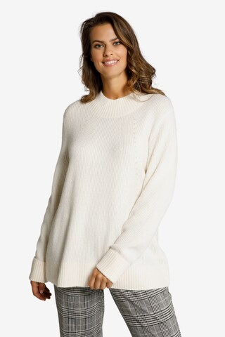 Ulla Popken Pullover in Weiß: predná strana