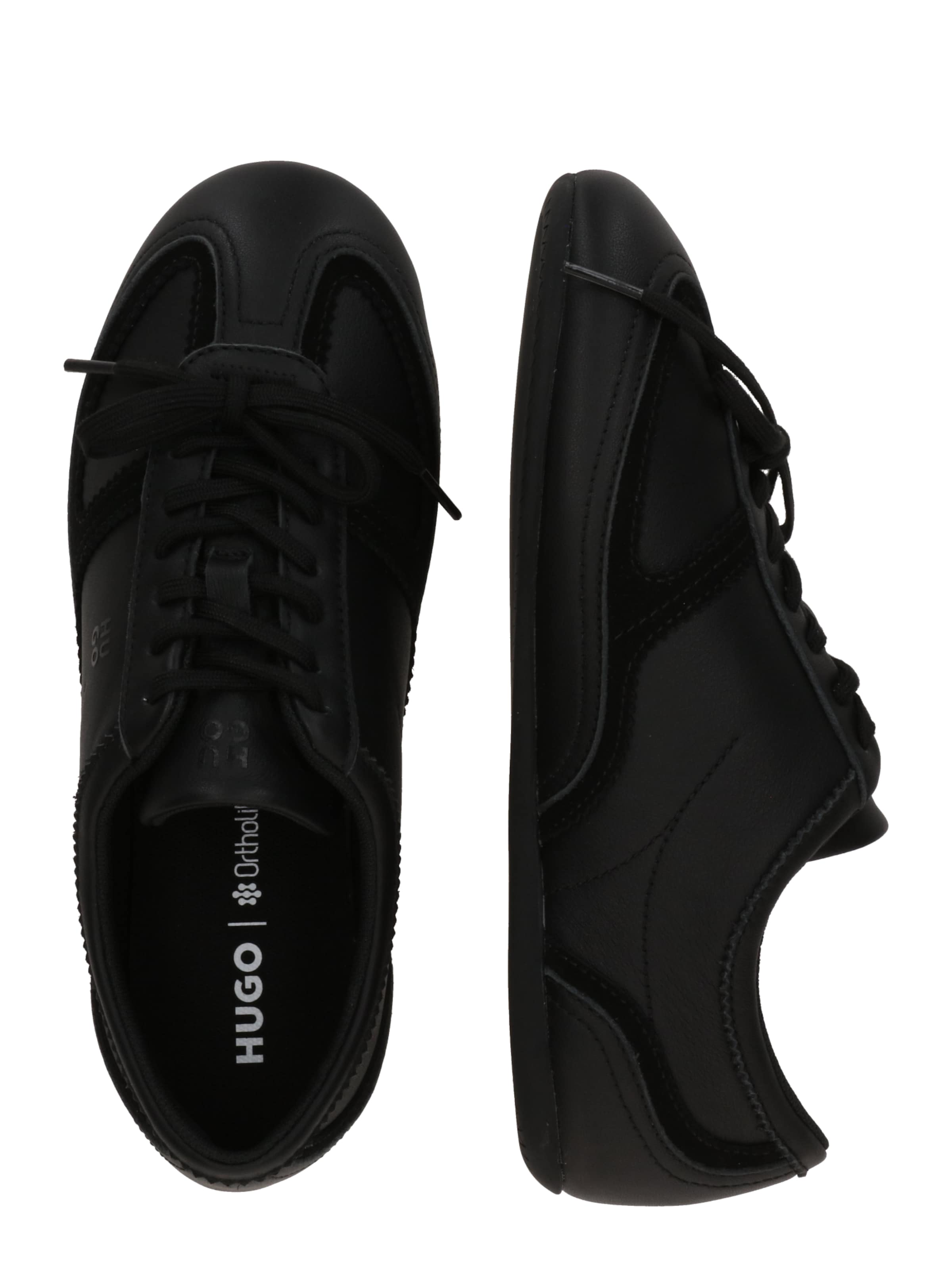 HUGO Низкие кроссовки 'Mystie' в Черный