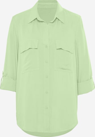 VIVANCE Blouse in Groen: voorkant