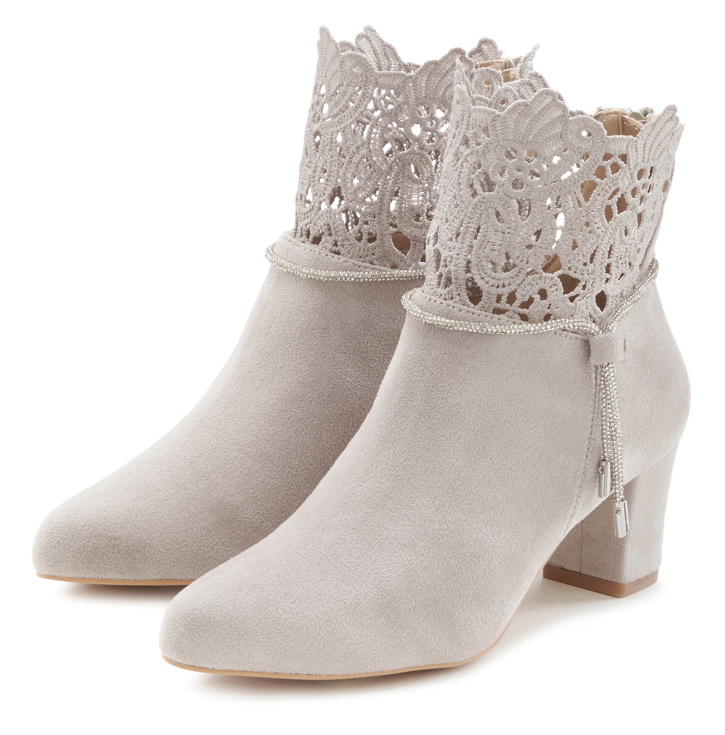LASCANA - Botines en beige