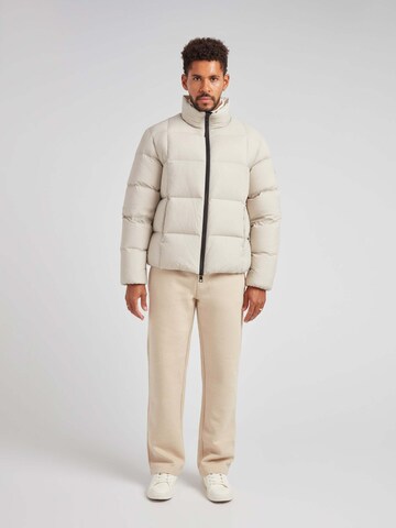 Veste outdoor ' Winter Puffer Rennwagen ' JACK1T en blanc