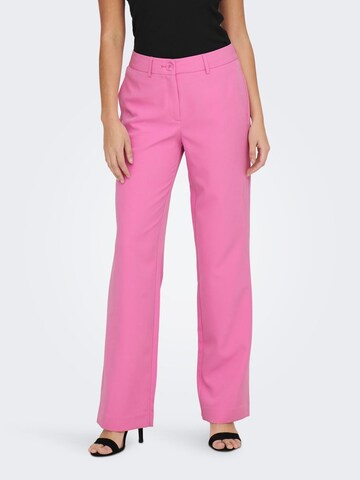 ONLY Regular Pants in Pink: front