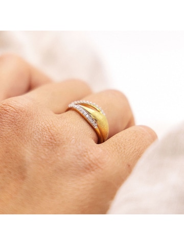 Bague Fascination by Ellen K. en jaune : devant