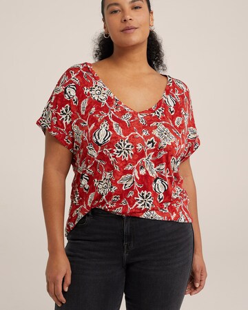 WE Fashion T-shirt i röd