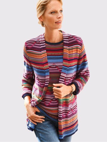 Goldner Knit Cardigan in Mixed colors: front