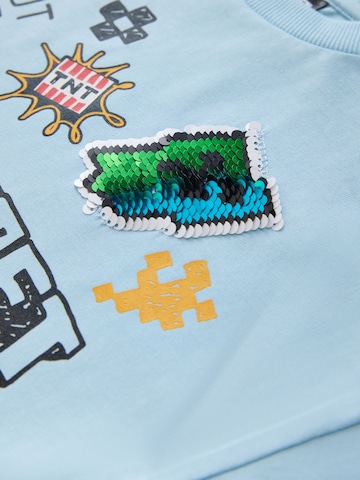 Next Shirt 'Minecraft' in Blauw
