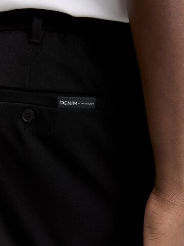 TOM TAILOR DENIM Regular Hose in Schwarz