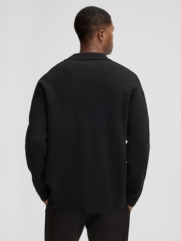 STRELLSON Knit cardigan ' Aiden ' in Black