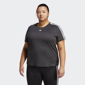 ADIDAS PERFORMANCE Performance shirt 'Essentials' in Black: front