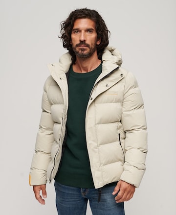 Superdry Winter Jacket in White: front