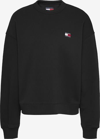 Felpa di Tommy Jeans in nero: frontale