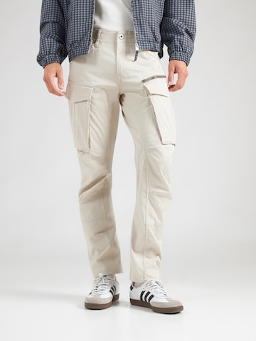 G-STAR Slimfit Cargobyxa i vit: framsida