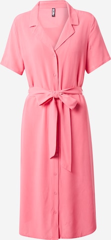 Robe-chemise 'OLIVIA' PIECES en rose : devant