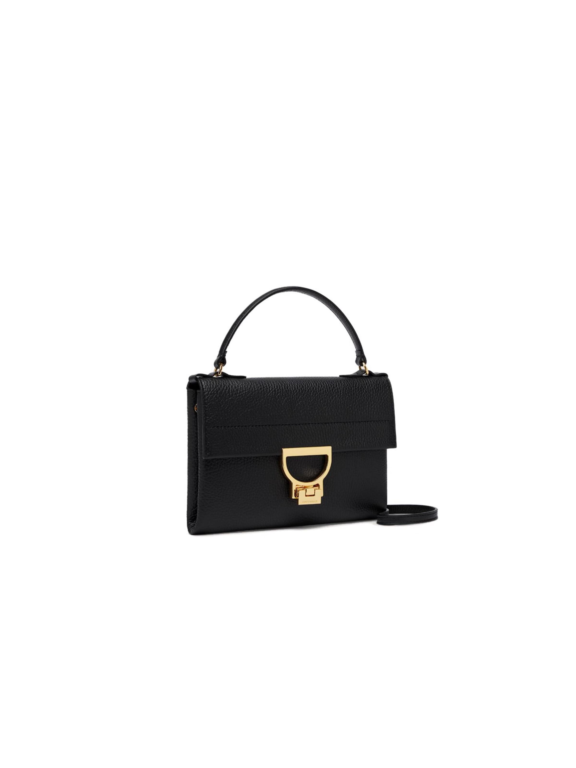 Borsa a tracolla 'Arlettis Handbag Grained Leather' di Coccinelle in nero