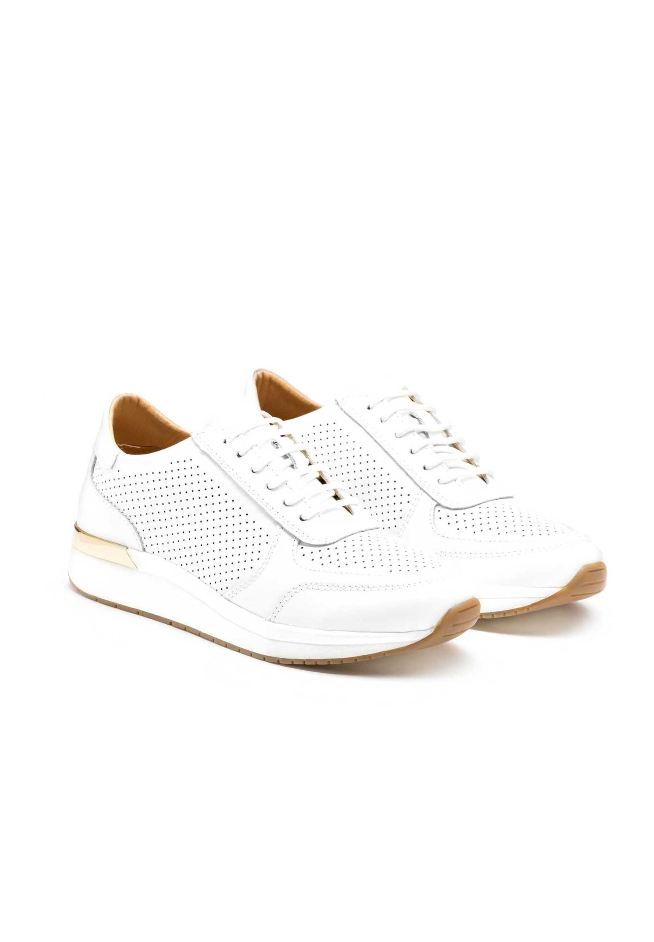 Kazar Platform trainers in White