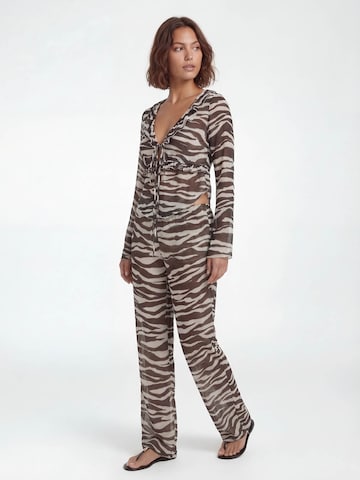 MYLAVIE by Sarah HarrisonLoosefit Hlače - crna boja