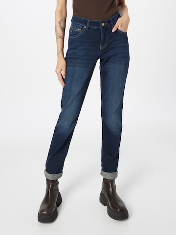 MAC Slimfit Jeans in Blauw: voorkant