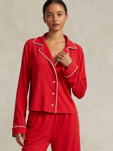Polo Ralph Lauren Pyjama ' Long Sleeve Set ' in Rood