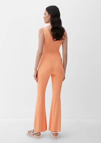 s.Oliver Flared Pants in Orange