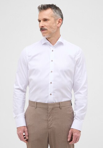ETERNA Slim fit Overhemd in Wit: voorkant