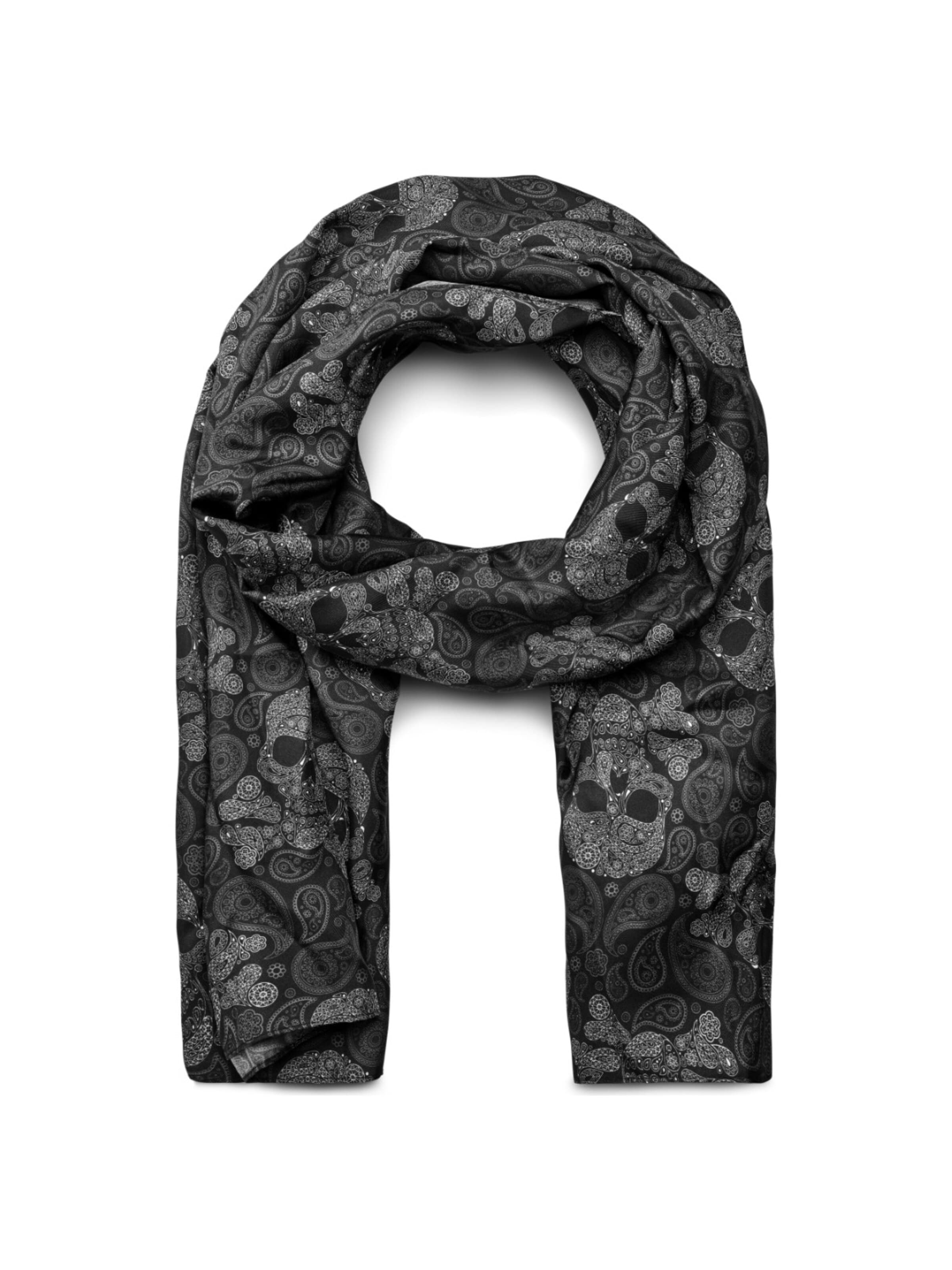 Bohemian Revolt Scarf in Grey: front