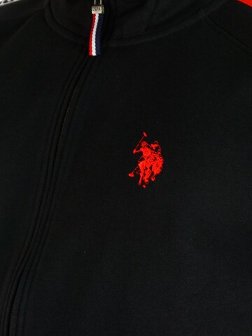 Giacca di felpa di U.S. POLO ASSN. in nero