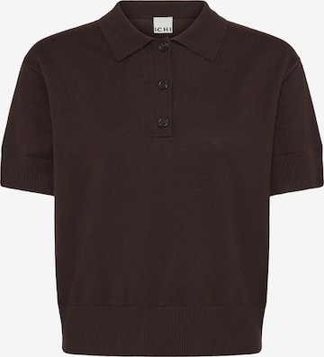 Pull-over 'IHLULS' ICHI en marron : devant