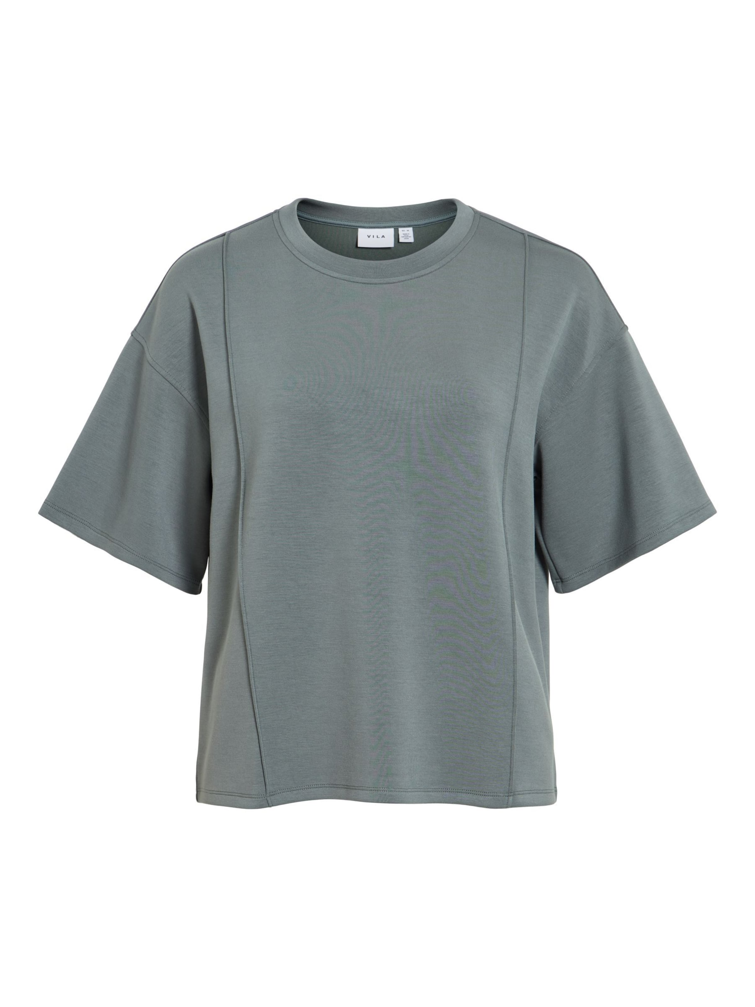 VILA Sweatshirt 'VITelana' i grøn: forside