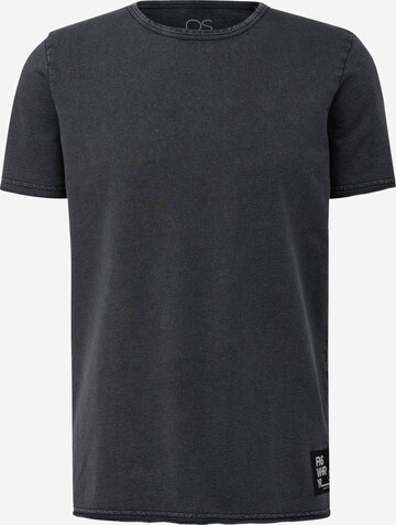 T-Shirt QS en gris : devant