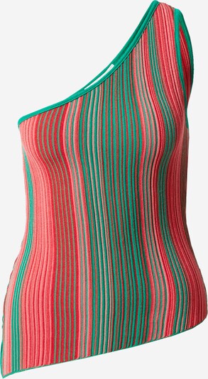 Guido Maria Kretschmer Women Knitted Top 'Ria' in Green / Pink / Red, Item view