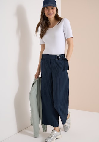 CECIL Wide Leg Hose in Blau: Vorderseite