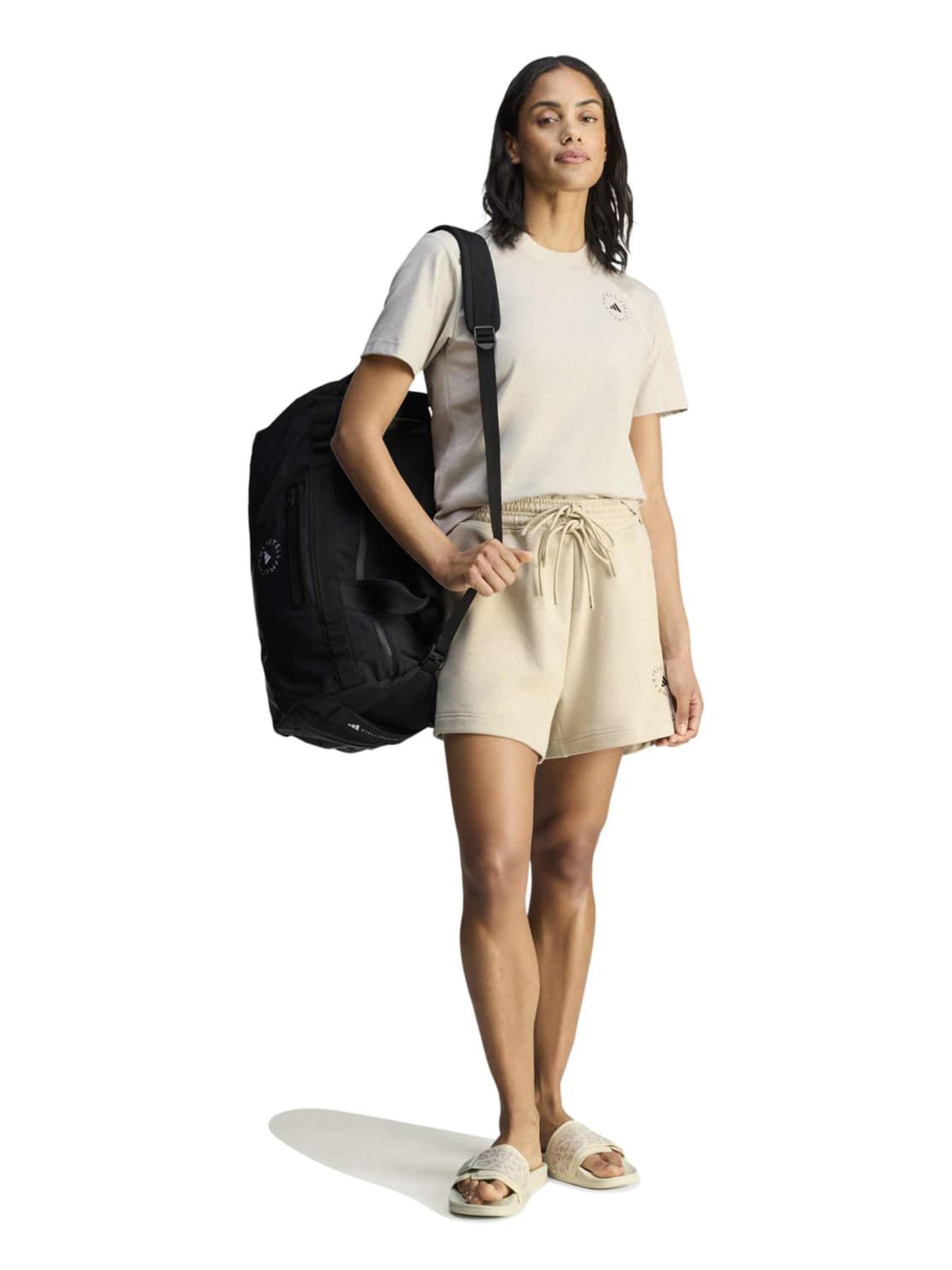 Largi Pantaloni sport 'Truecasuals' de la ADIDAS BY STELLA MCCARTNEY pe bej