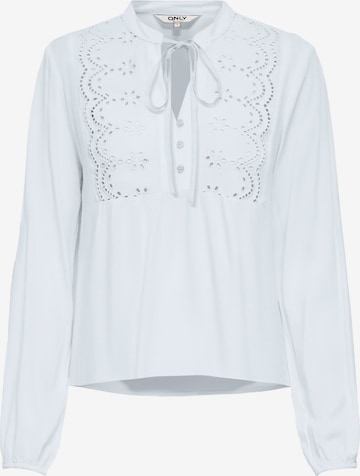 Chemisier 'ONLLennyo' ONLY en blanc : devant
