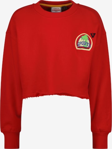 VINGINO Bluzka sportowa w kolorze czerwony: przód