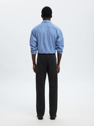 SELECTED Regular Jeans 'SLH190-BEN KORI' in Black