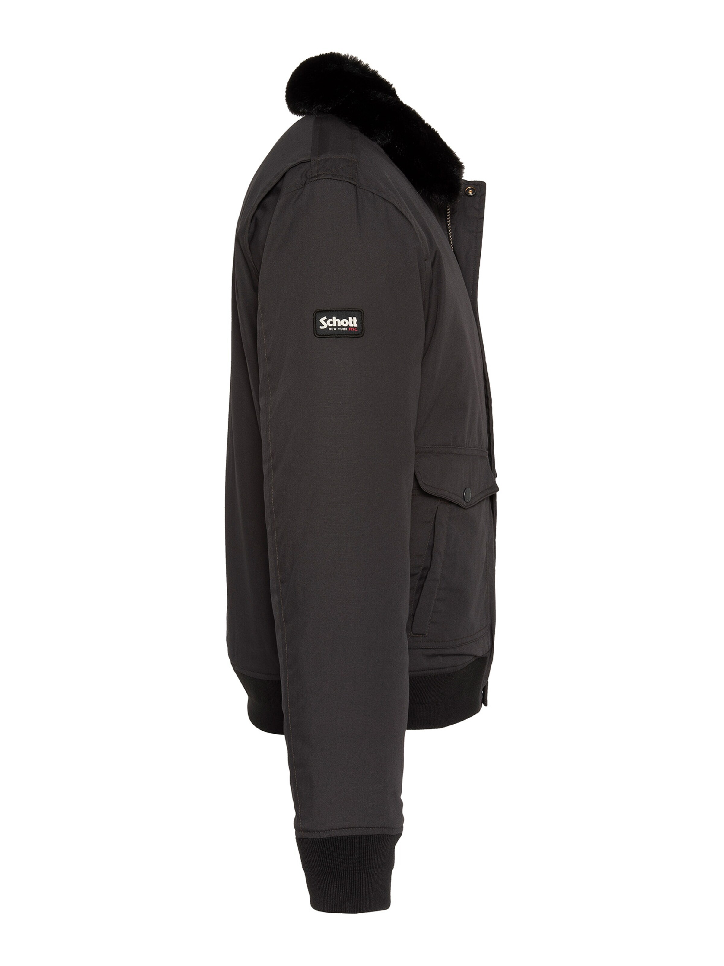 Veste mi-saison Schott NYC en noir