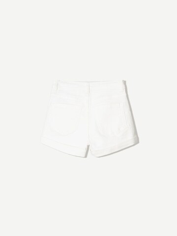 Regular Jean Bershka en blanc
